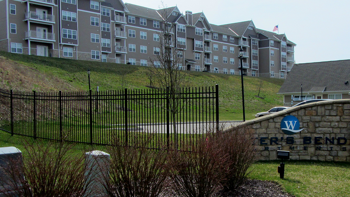 Aluminum fencing adds an elegant touch to any landscape.